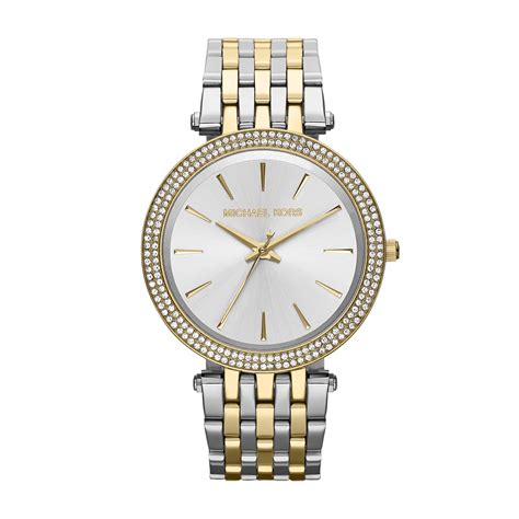 michael kors gold and silver womens watch|michael kors access watch silver.